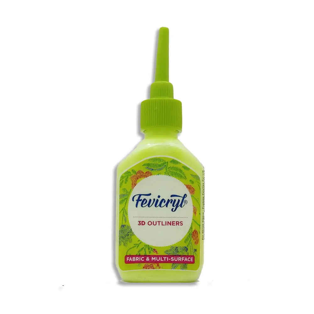 Pidilite Fevicryl 3D Outliners Fabric & Multi-Surface (Loose Colours) Pidilite